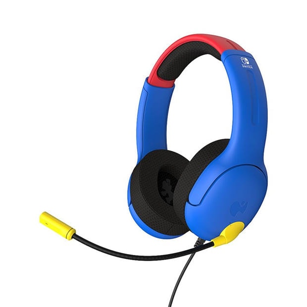Nintendo Switch - PDP - Mario Switch Controller and Headset Bundle