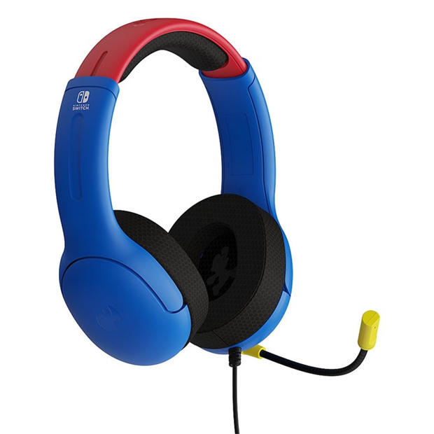 Nintendo Switch - PDP - Mario Switch Controller and Headset Bundle