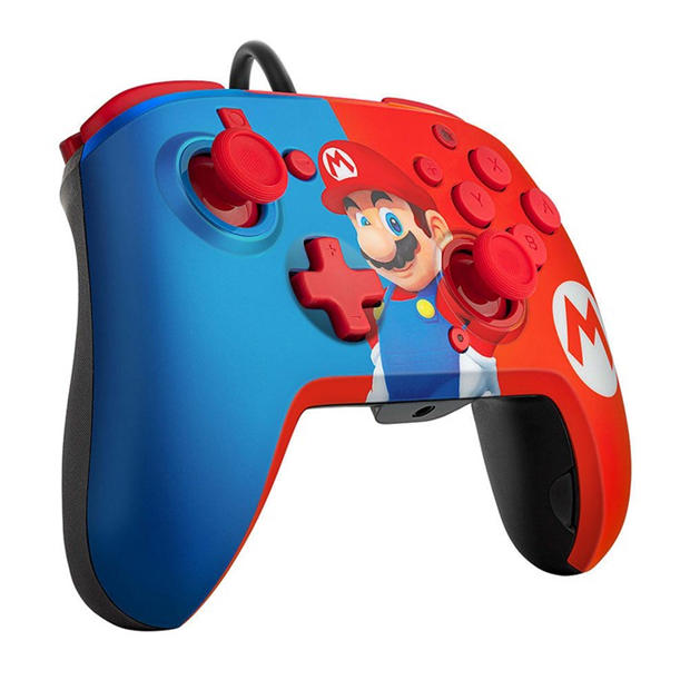 Nintendo Switch - PDP - Mario Switch Controller and Headset Bundle