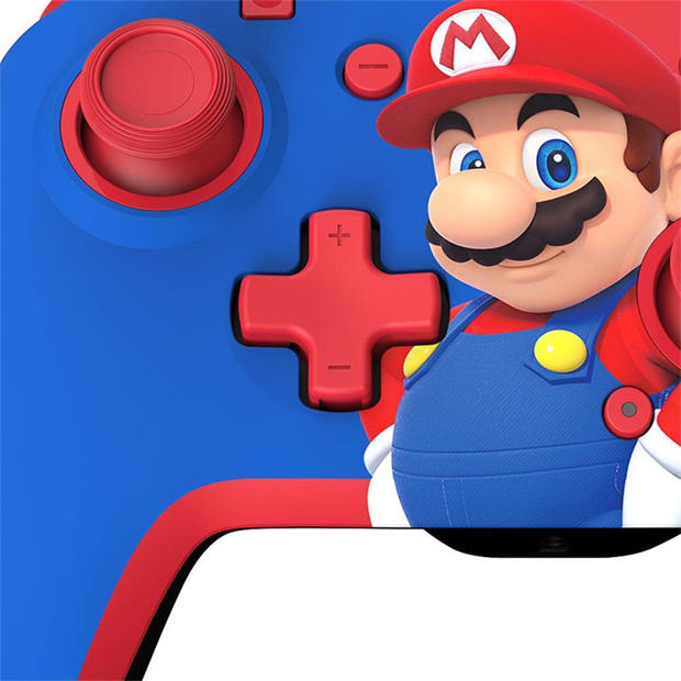 Nintendo Switch - PDP - Mario Switch Controller and Headset Bundle