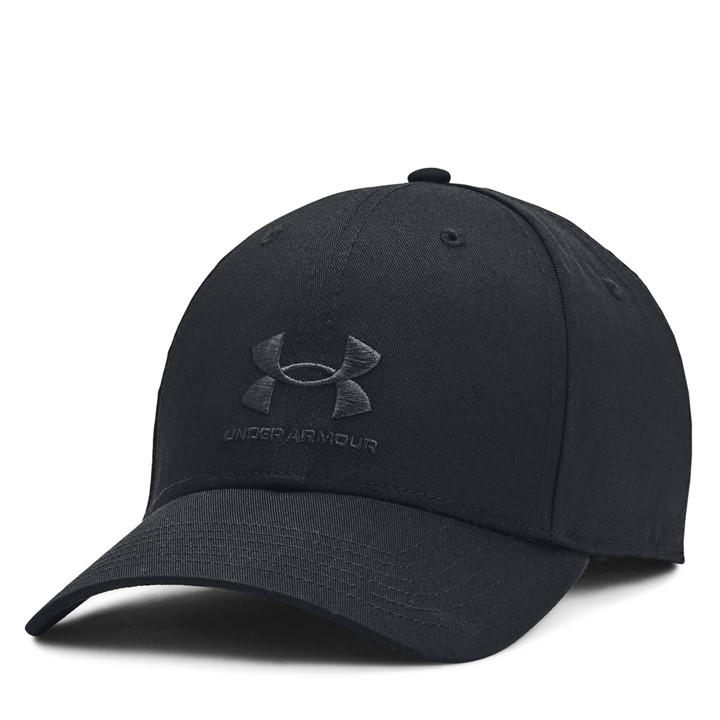 Under Armour Men's Black Ua Branded Adjustable Cap in Size Mens, Sports Direct