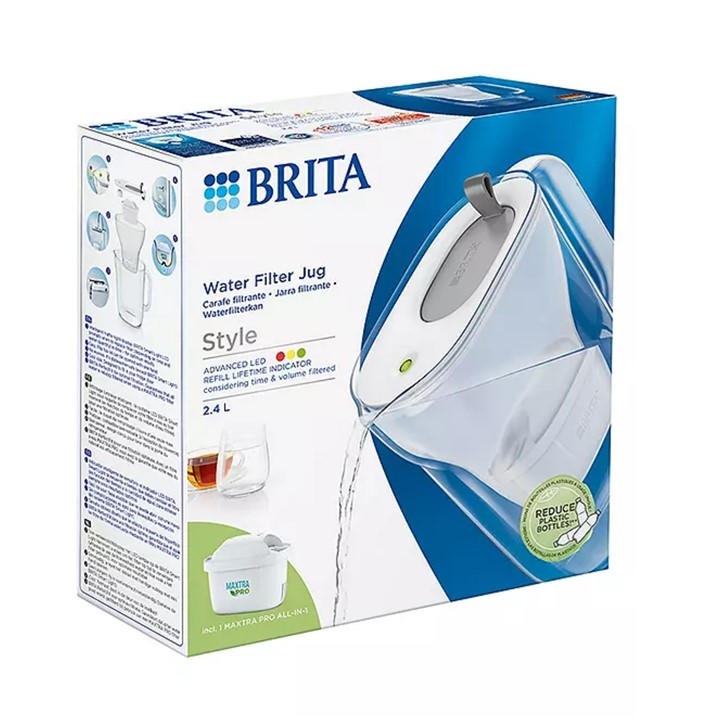 Brita  None Style Water Filter Jug Grey (2.4L), Sports Direct