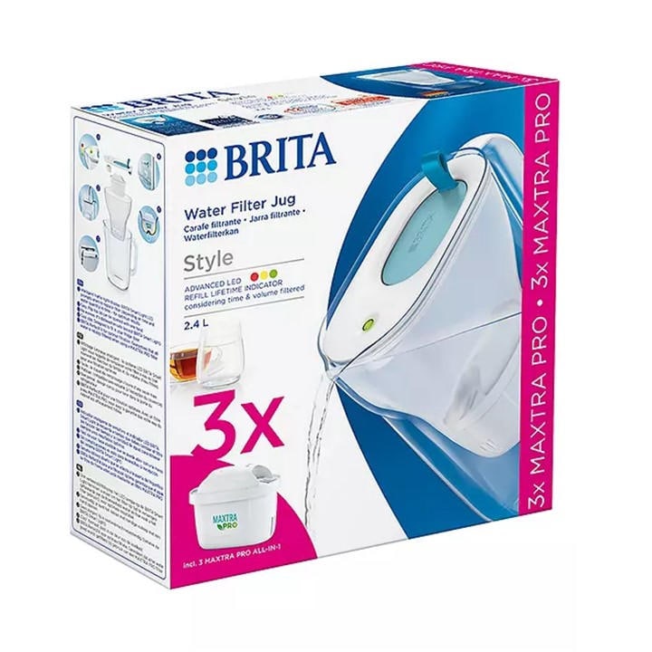 Brita  None Style Water Filter Jug Blue (2.4L), Sports Direct