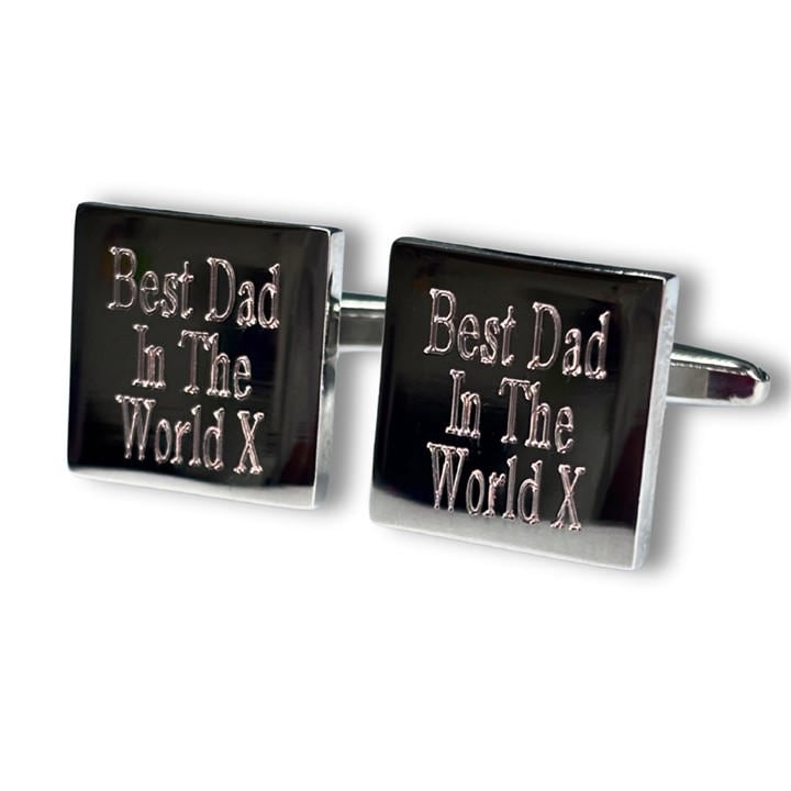 Scotland  Men's  Square Cufflinks - Best Dad In The World, Football by Aye Do Gifts, Sports Direct