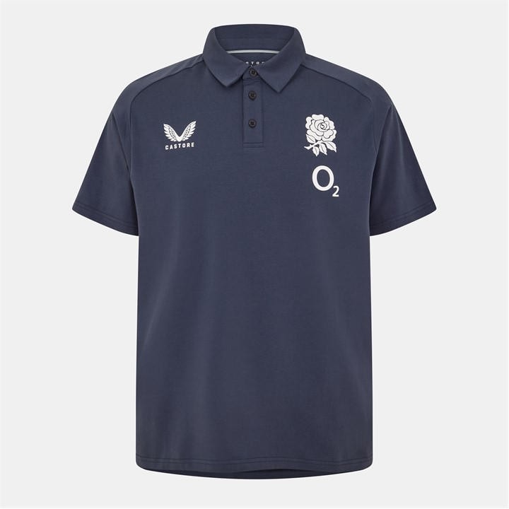 England  Men'   Travel Polo Shirt 2025 , Football by Castore in Size S, Sports Direct
