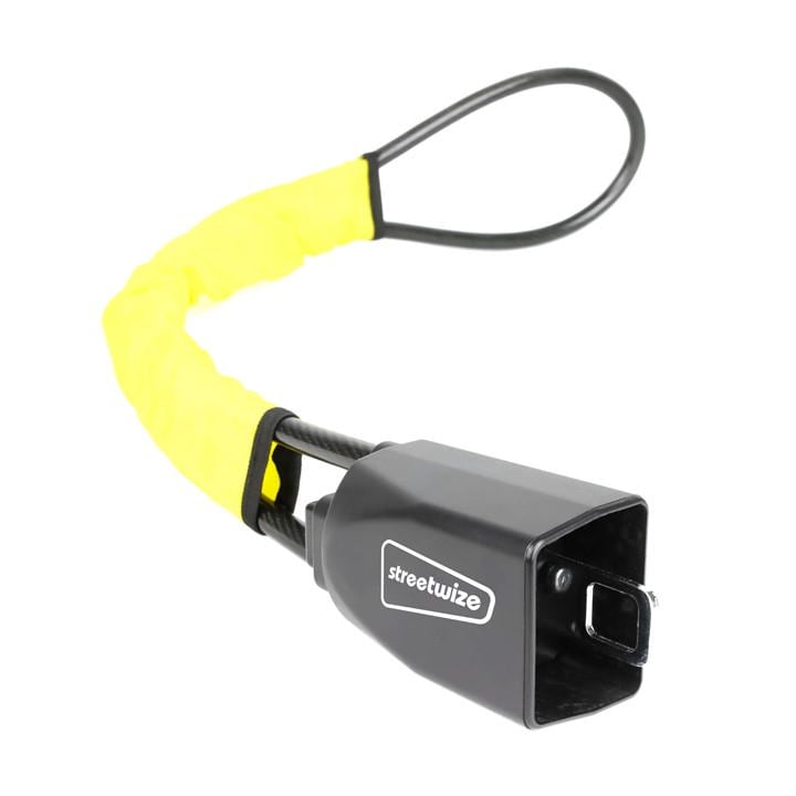 Streetwize Unisex Yellow Anti-Theft Steering Wheel Seat Belt Lock