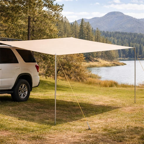Breeins - 210D Black-Coated Oxford Fabric Car Awning