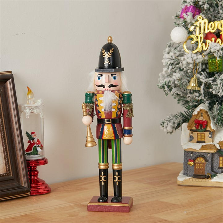 Life Ideas   Wooden Nutcracker Soldier Ornament, Sports Direct