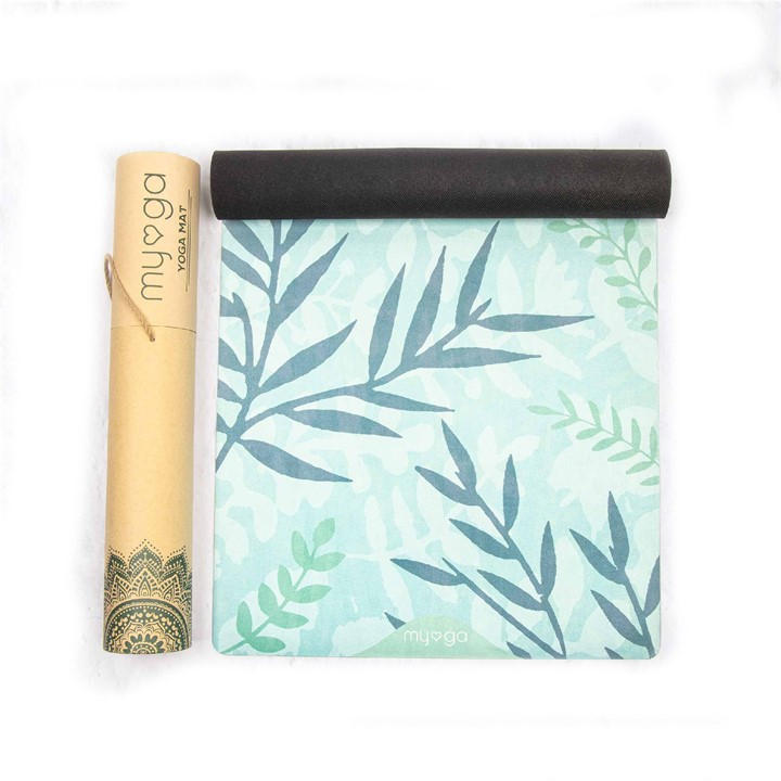 Myga  Blue Vegan Suede Yoga Mat, Sports Direct