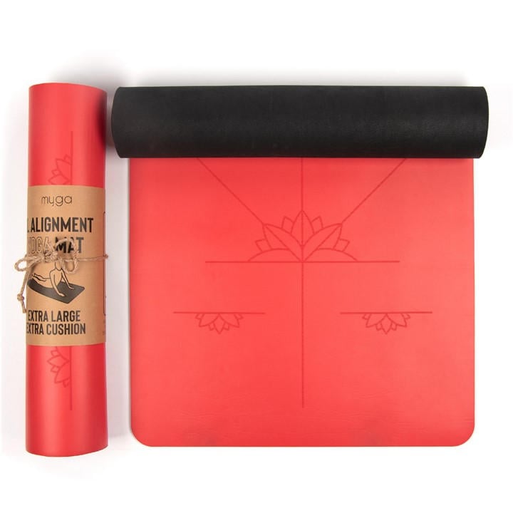 Myga  Red Extra Large Alignment Mat, Sports Direct