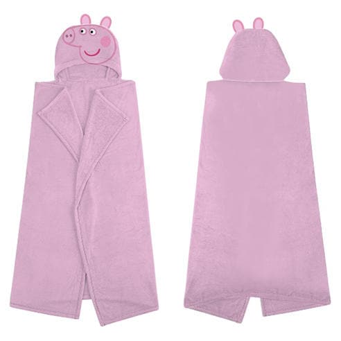 Peppa Pig - Peppa Happy Hooded 3D Fleece Blanket