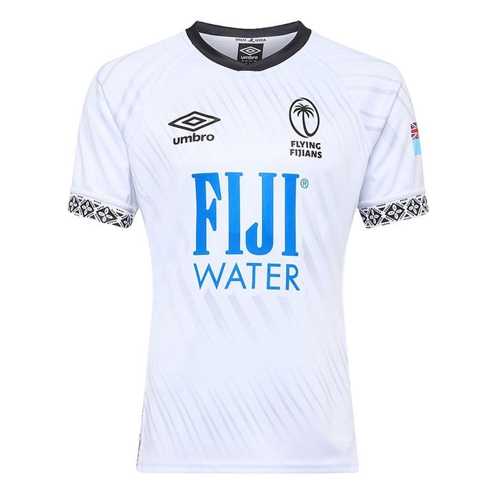 Umbro  White Fiji Rugby Home Rugby Shirt 2026 in Size 2XL, Sports Direct
