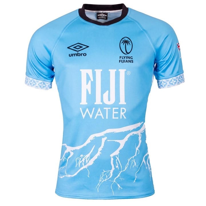 Umbro  Blue  Fiji Rugby Away Rugby Shirt 2026 in Size XL, Sports Direct