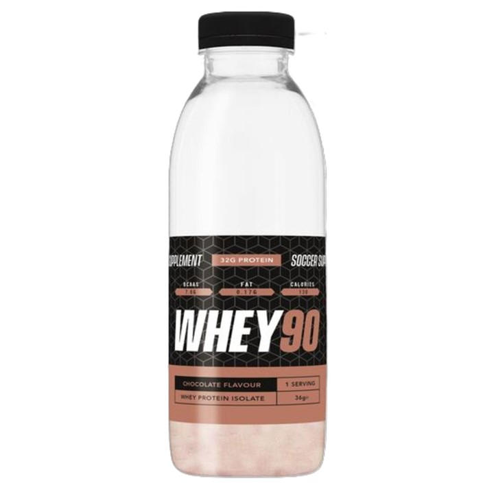 Soccer Supplements  Brown Whey90® Shake And Take - Whey Protein Isolate (12 in Size Pack of 12, Sports Direct