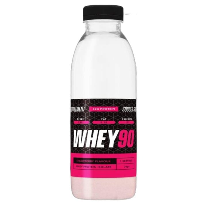 Soccer Supplements  Red Whey90® Shake And Take - Whey Protein Isolate (12 in Size Pack of 12, Sports Direct