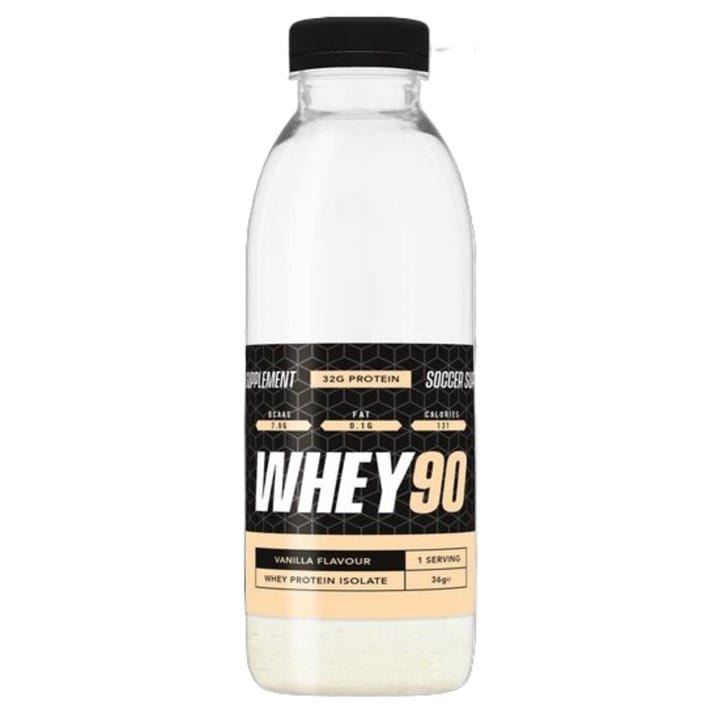 Soccer Supplements  Cream Whey90® Shake And Take - Whey Protein Isolate (12 in Size Pack of 12, Sports Direct