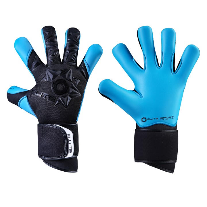 Elite  Blue Sports Neo Revolution Aqua Goalkeeping Glove in Size 8, Sports Direct
