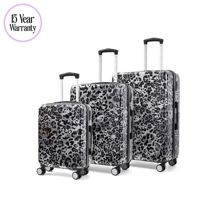 Rock  Grey Savannah Suitcase Snow Leopard in Size Cabin, Sports Direct