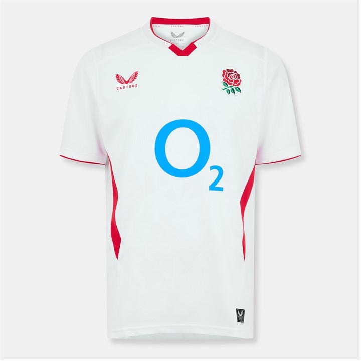 England  Men's   Rugby Home Shirt 2025, Football by Castore in Size XL, Sports Direct
