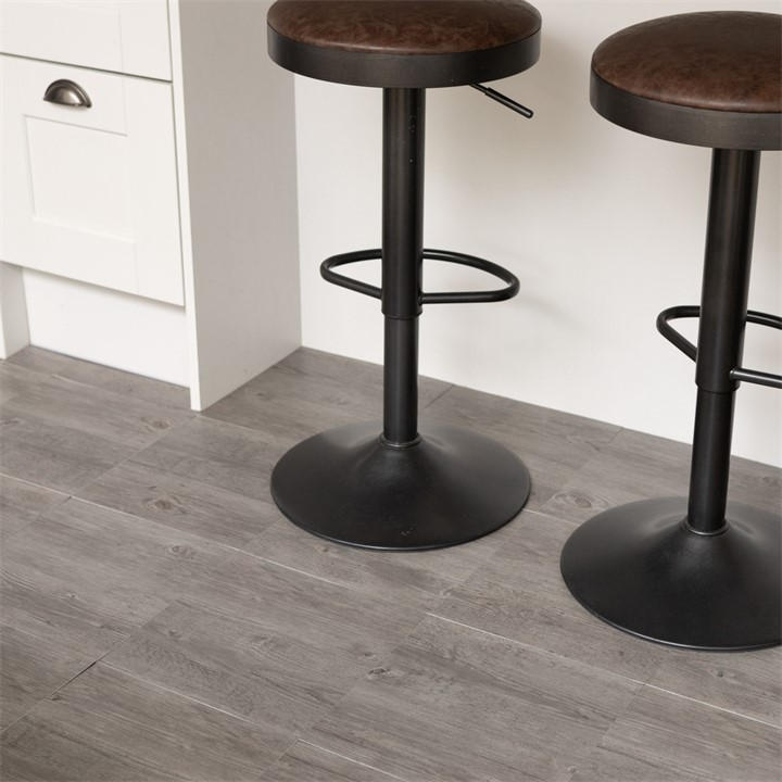 D C Fix Self Adhesive Vinyl Floor Tiles Wood Grey - 2 SQM - Image 3