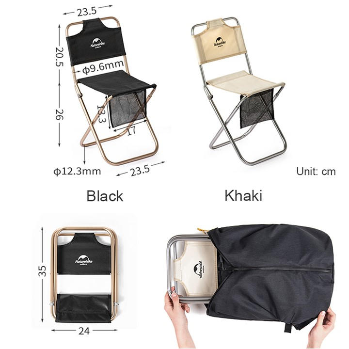 Naturehike  Green Ultralight Oversized Camping Chair, Sports Direct