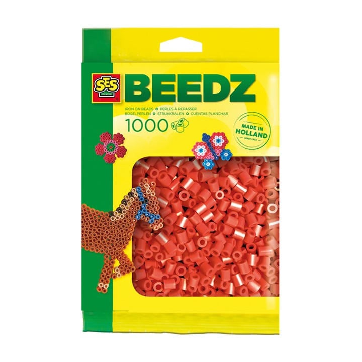Ses Creative  Kids  Iron On Beads 1000 Red, Sports Direct