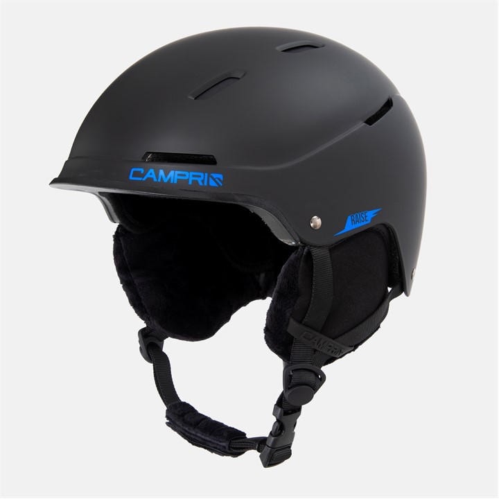 Campri  Kids Black Raise Ski Helmet in Size S - M, Sports Direct
