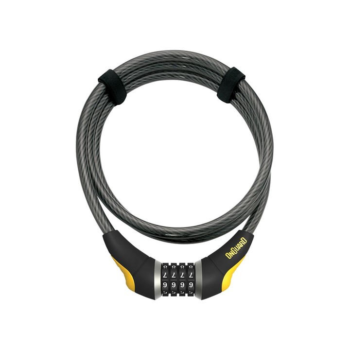 Onguard Unisex Black Akita 10Mm Combo Lock 185 185Cm