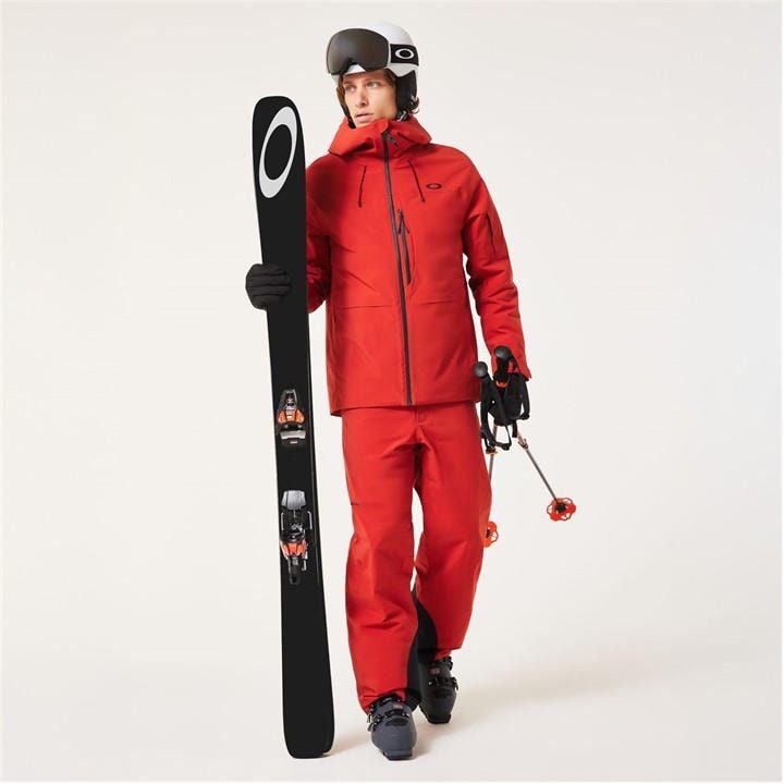 Oakley Men' Red Canopy Insulated Dwr Long Sleeve Ski Jacket in Size S, Sports Direct