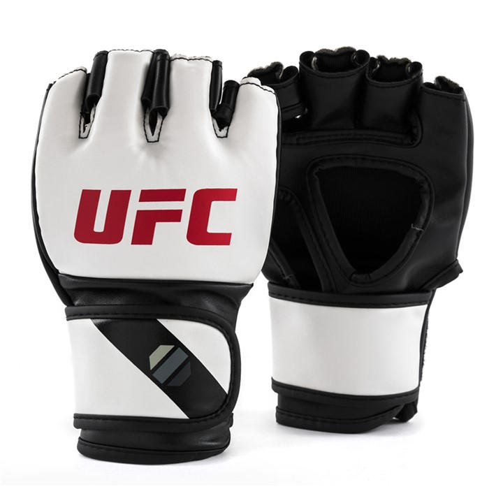 Ufc  White Mma 5Oz Sparring Gloves in Size L-XL, Sports Direct