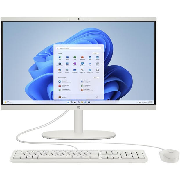 HP | 22 All In One PC Intel i3 8GB 256GB Win11 | White