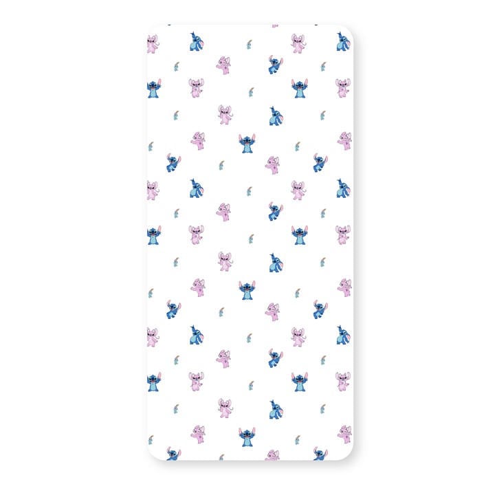 Disney Stitch  Purple Lilo & Stitch Chill  Fitted Sheet in Size Single, Sports Direct
