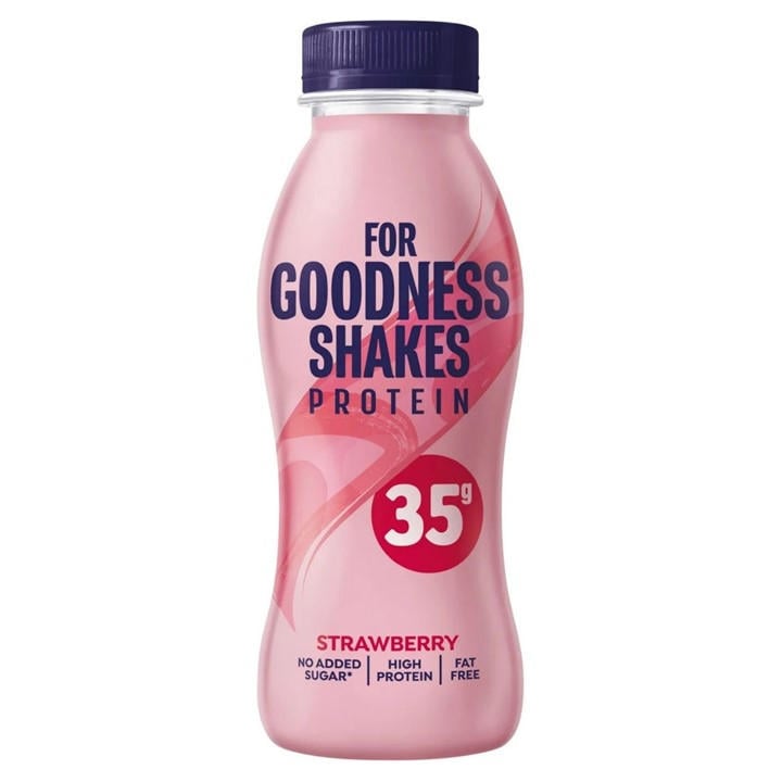 For Goodness Shakes  Red Rtd - High Protein Shake in Size 8 Bottles, Sports Direct