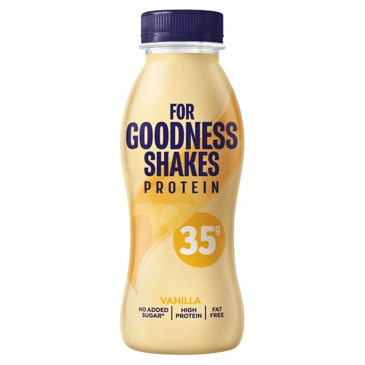 For Goodness Shakes  Cream Rtd - High Protein Shake in Size 8 Bottles, Sports Direct