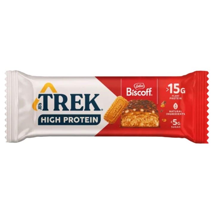 Trek  None High Protein Low Sugar (12 X 55G Bars) in Size Pack of 12, Sports Direct
