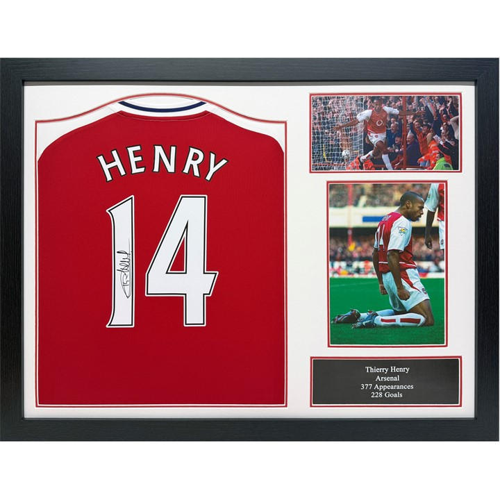 Arsenal    Thierry Henry Signed & Framed  Shirt, Football by AllStarSignings Ltd, Sports Direct