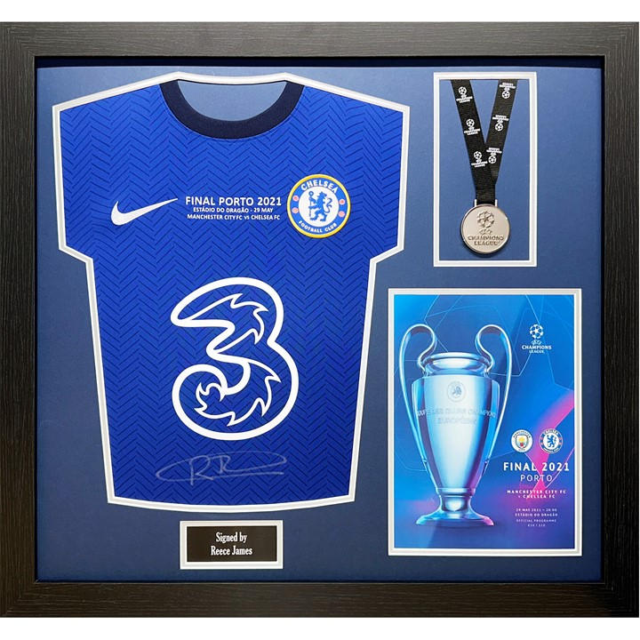 Chelsea    Reece James Signed & Framed  Champions Leag, Football by AllStarSignings Ltd, Sports Direct