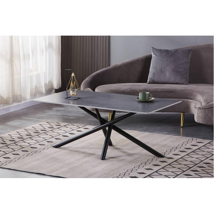 Shankar  Grey Azura Coffee Table in Size 60x45x110, Sports Direct