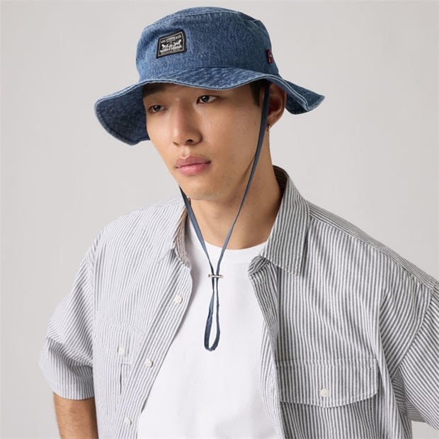 Denim - Levis - Summer Drawstring Bucket Hat O