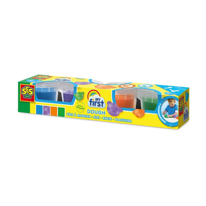 Ses Creative Unisex Kids Multi My First - Dough 4X90gr