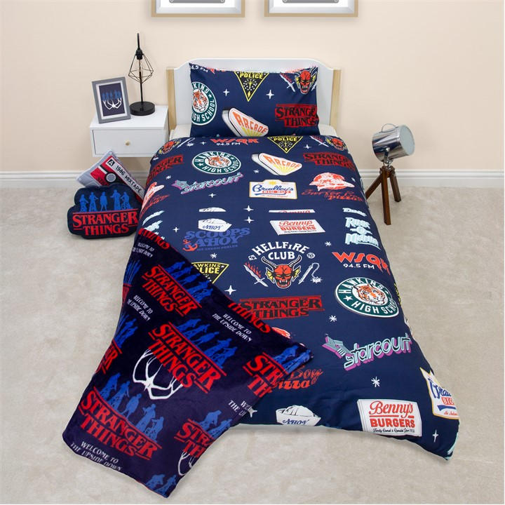 Stranger Things  Kids  Gorgon Single Duvet, Sports Direct