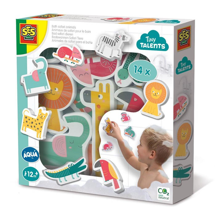 Ses Creative Unisex Kids Multi Bath Safari Animals