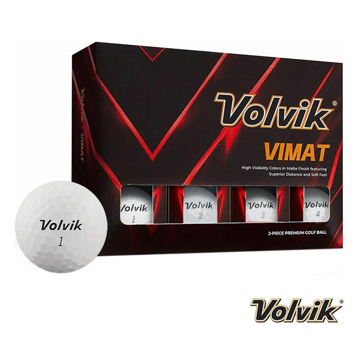 Volvik  White Vimat Golf Balls, Sports Direct - Image 3