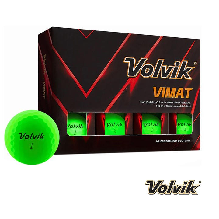 Volvik  Green Vimat Golf Balls, Sports Direct
