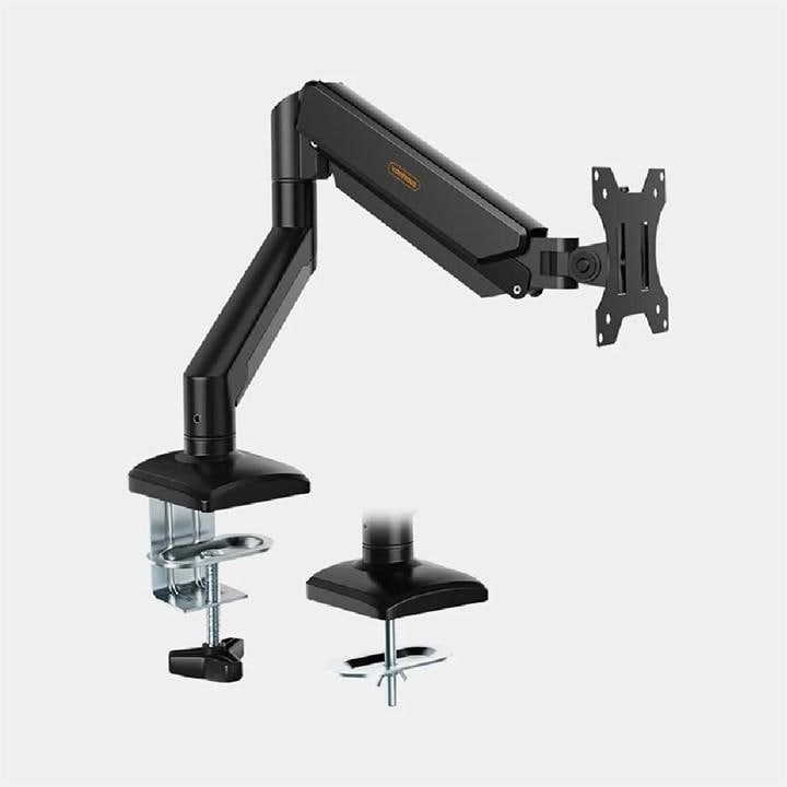 Vonhaus  Black Gas Lift Monitor Arm With Clamp, Sports Direct
