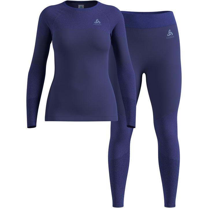Odlo Women's Blue Performance Baselayer Set in Size 14, Sports Direct