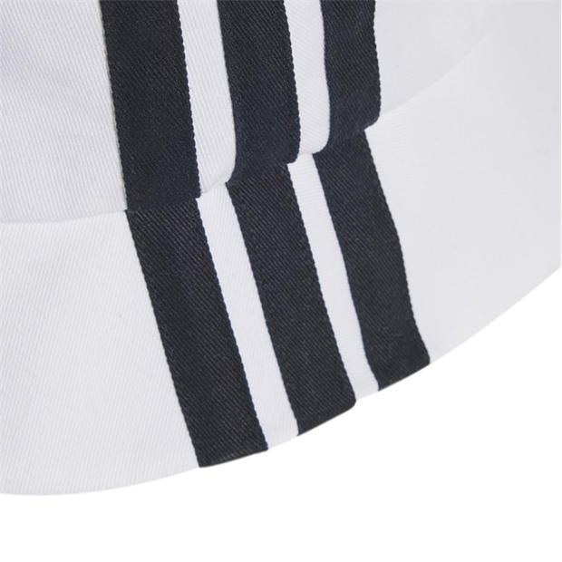 White/Black - adidas - 3 Stripes Bucket Hat