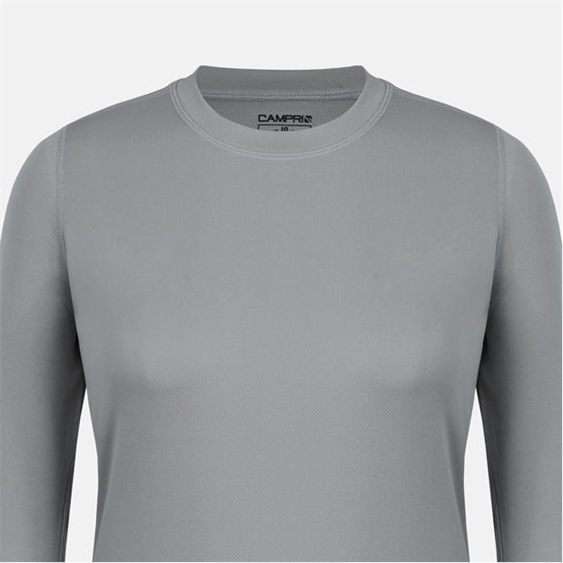 Grey - Campri - Thermal Baselayer Top Womens