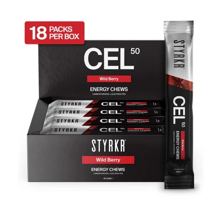 Styrkr  Red Cel50 (18 X 13G) in Size Pack of 18, Sports Direct