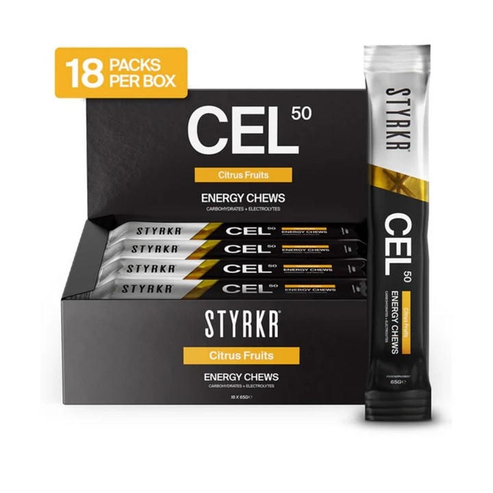 Styrkr  Yellow Cel50 (18 X 13G) in Size Pack of 18, Sports Direct